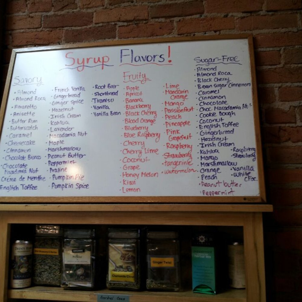 Old Town Coffee & Chocolates - List of flavors! - Coffee & Tea Near Me - Eureka, California