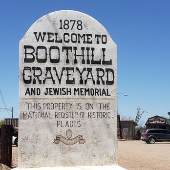 Boothill Graveyard & Gift Shop - Sign out front - Gift Shops Near Me - Tombstone, Arizona