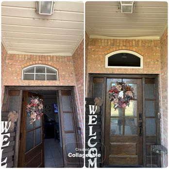 Relief Windows - Before (left) & after - Door Sales/Installation Near Me - Prairieville, Louisiana Relief Windows - Before (left) & after - Door Sales/Installation Near Me - Prairieville, Louisiana