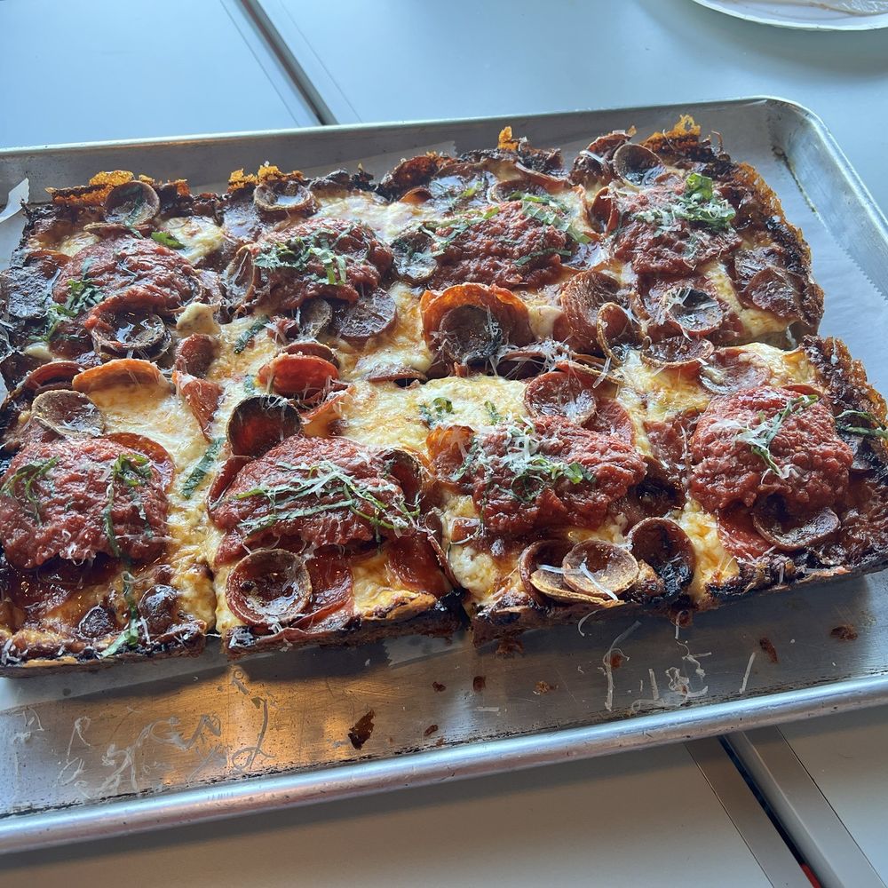 Sam’s Square Pie - Bitchin Camaro -perfection in Detroit Style Pizza! - Pizza Near Me - Indianapolis, Indiana Sam’s Square Pie - Bitchin Camaro -perfection in Detroit Style Pizza! - Pizza Near Me - Indianapolis, Indiana