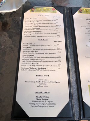 Menu photo 4 The Well at Bradford Junction Conifer, CO Menu photo 4 The Well at Bradford Junction Conifer, CO