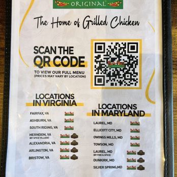 Peri Peri Original - Menu - Halal Near Me - South Riding, Virginia