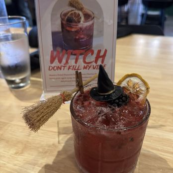 Redbird Scratch Kitchen + Bar - Sam Hughes - Witch don't kill my vibe drink - Cocktail Bars Near Me - Tucson, Arizona