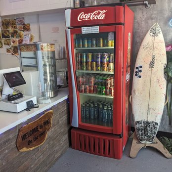 Poki On The Pier - Drink cooler (they didn't have any POG) - Poke Near Me - Huntington Beach, California Poki On The Pier - Drink cooler (they didn't have any POG) - Poke Near Me - Huntington Beach, California