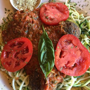 Organic Garden Cafe - Spaghetti and meatballs - Vegetarian Near Me - Beverly, Massachusetts Organic Garden Cafe - Spaghetti and meatballs - Vegetarian Near Me - Beverly, Massachusetts