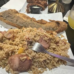 Gullah rice however they failed to mention they didn't have the shrimp or okra to make it properly. Gullah rice however they failed to mention they didn't have the shrimp or okra to make it properly.