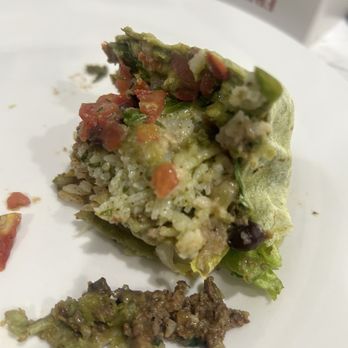 PopStroke - Veggie wrap with unfortunately meat. - Mini Golf Near Me - Glendale, Arizona