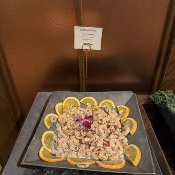 Blue Ridge Artisanal Buffet - Spicy mixed seafood salad was delicious. - Breakfast & Brunch Near Me - Asheville, North Carolina Blue Ridge Artisanal Buffet - Spicy mixed seafood salad was delicious. - Breakfast & Brunch Near Me - Asheville, North Carolina