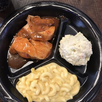 Cousin's BBQ - Chicken plate. Dry, sad and overpriced - Barbeque Near Me - Dallas, Texas