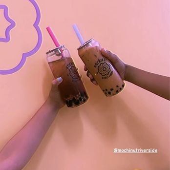 Mochi Lion - Strawberry tea and Thai tea with boba - Donuts Near Me - Riverside, California Mochi Lion - Strawberry tea and Thai tea with boba - Donuts Near Me - Riverside, California