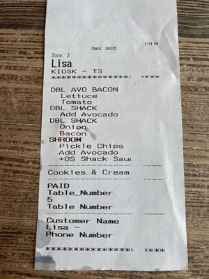 Menu photo 1 Shake Shack Thayer Street Providence, RI