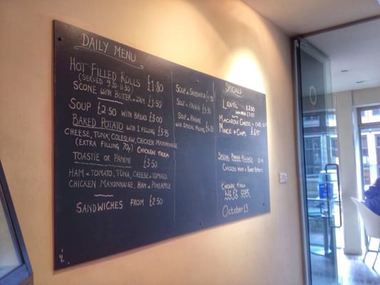 Menu photo 3 Oasis Cafe Glasgow, GLG