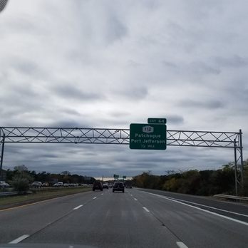 Long Island Expressway - Westbound where the rural LIE becomes suburban approaching Exit 64: New York State Route 112. - Public Services & Government Near Me Long Island Expressway - Westbound where the rural LIE becomes suburban approaching Exit 64: New York State Route 112. - Public Services & Government Near Me