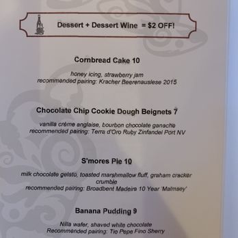 LouVino - Dessert menu - Southern Near Me - Indianapolis, Indiana LouVino - Dessert menu - Southern Near Me - Indianapolis, Indiana