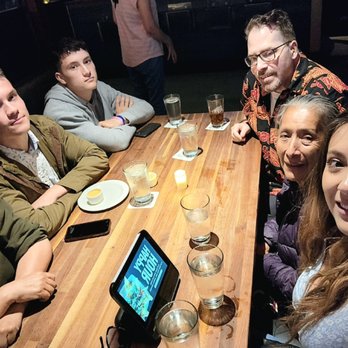 Yard House - YOU try n' squeeze of family of six into one selfie! - Bars Near Me - Long Beach, California