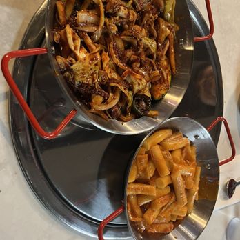 JCD Korean Restaurant - Ojingeo Bokkum (Spicy squid) and Tteokbokki - Korean Near Me - Beaverton, Oregon JCD Korean Restaurant - Ojingeo Bokkum (Spicy squid) and Tteokbokki - Korean Near Me - Beaverton, Oregon