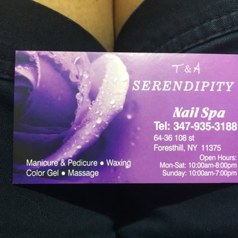 T & A Serendipity Salon - Business card - Nail Salons Near Me - Queens, New York T & A Serendipity Salon - Business card - Nail Salons Near Me - Queens, New York