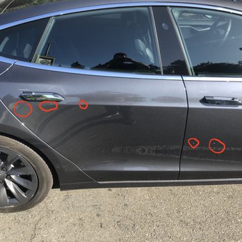 Bob's Bridge Collision Center - 3 scratches on the rear door and 2 dents are on the front door. - Body Shops Near Me - Fremont, California Bob's Bridge Collision Center - 3 scratches on the rear door and 2 dents are on the front door. - Body Shops Near Me - Fremont, California