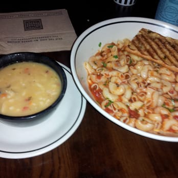 Corner Bakery Cafe - Cavatappi with marinara and tge chicken orzo soup. - Sandwiches Near Me - Burbank, California Corner Bakery Cafe - Cavatappi with marinara and tge chicken orzo soup. - Sandwiches Near Me - Burbank, California