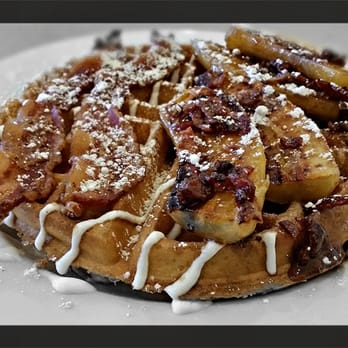 First Watch - Bruleed Banana Waffle - Breakfast & Brunch Near Me - Orlando, Florida First Watch - Bruleed Banana Waffle - Breakfast & Brunch Near Me - Orlando, Florida