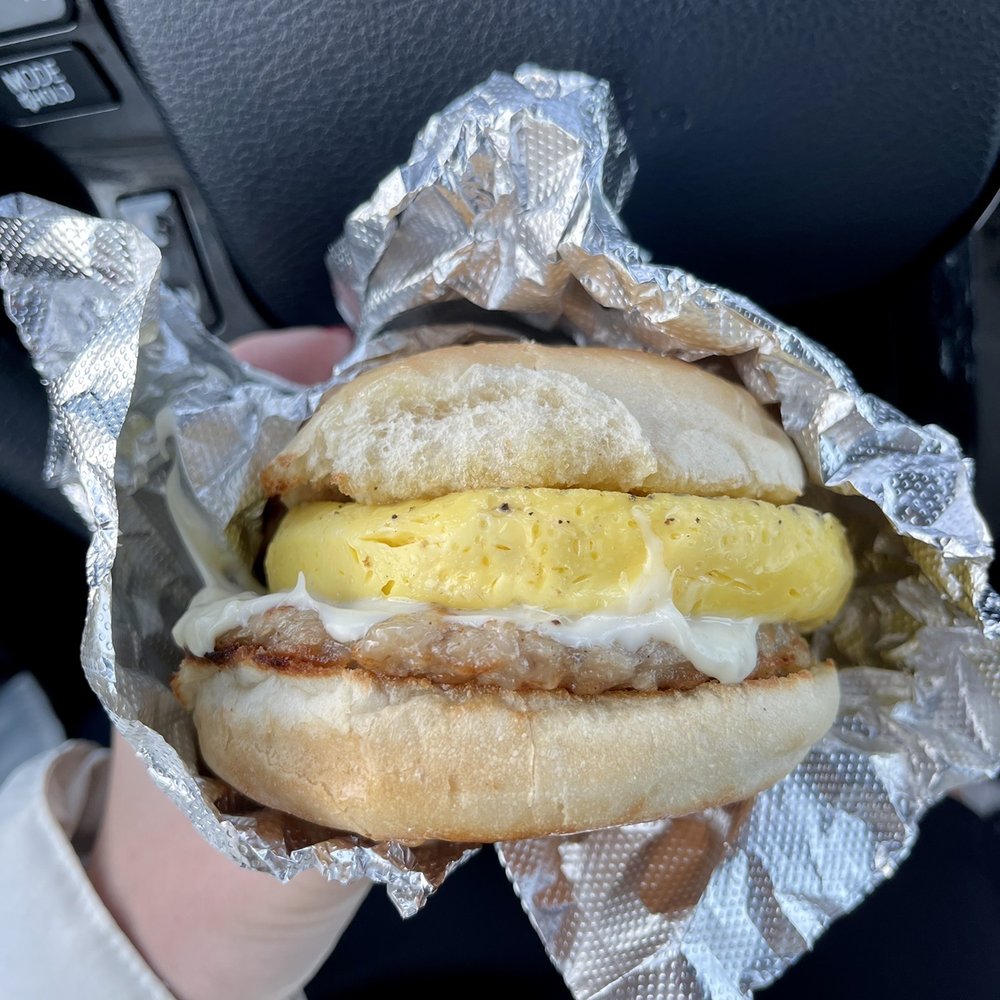 Donut Kraze - Sausage Breakfast Sandwich - Donuts Near Me - Tonawanda, New York Donut Kraze - Sausage Breakfast Sandwich - Donuts Near Me - Tonawanda, New York