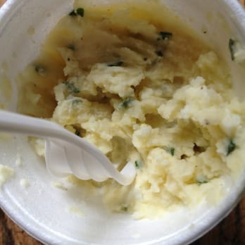 Louis' Lunch - Potato salad - Burgers Near Me - New Haven, Connecticut