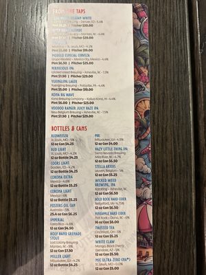 Menu photo 6 Hurricane Mo's Kitty Hawk, NC