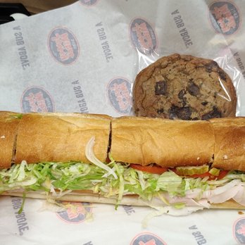 Jersey Mike's Subs - Amazing. Number 7 Mike's way with oil vinegar on the side. And look what's for dessert, cookie! - Sandwiches Near Me - Laguna Niguel, California Jersey Mike's Subs - Amazing. Number 7 Mike's way with oil vinegar on the side. And look what's for dessert, cookie! - Sandwiches Near Me - Laguna Niguel, California