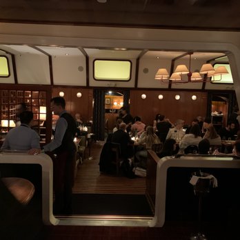 Lure Fishbar - Interior of restaurant - love that it's designed like the inside of a boat! - Seafood Near Me - New York, New York Lure Fishbar - Interior of restaurant - love that it's designed like the inside of a boat! - Seafood Near Me - New York, New York