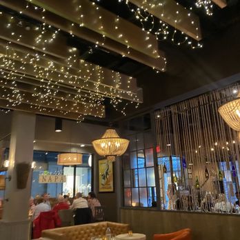 NAPA Kitchen & Bar Easton - String lights and couches - New American Near Me - Columbus, Ohio