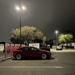 Tesla Supercharger - 4.28.23 Charging at 5am