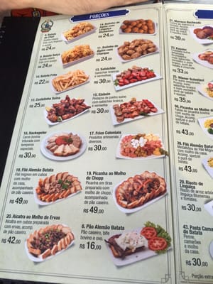 Menu photo 3 Alemao batata Blumenau, SC