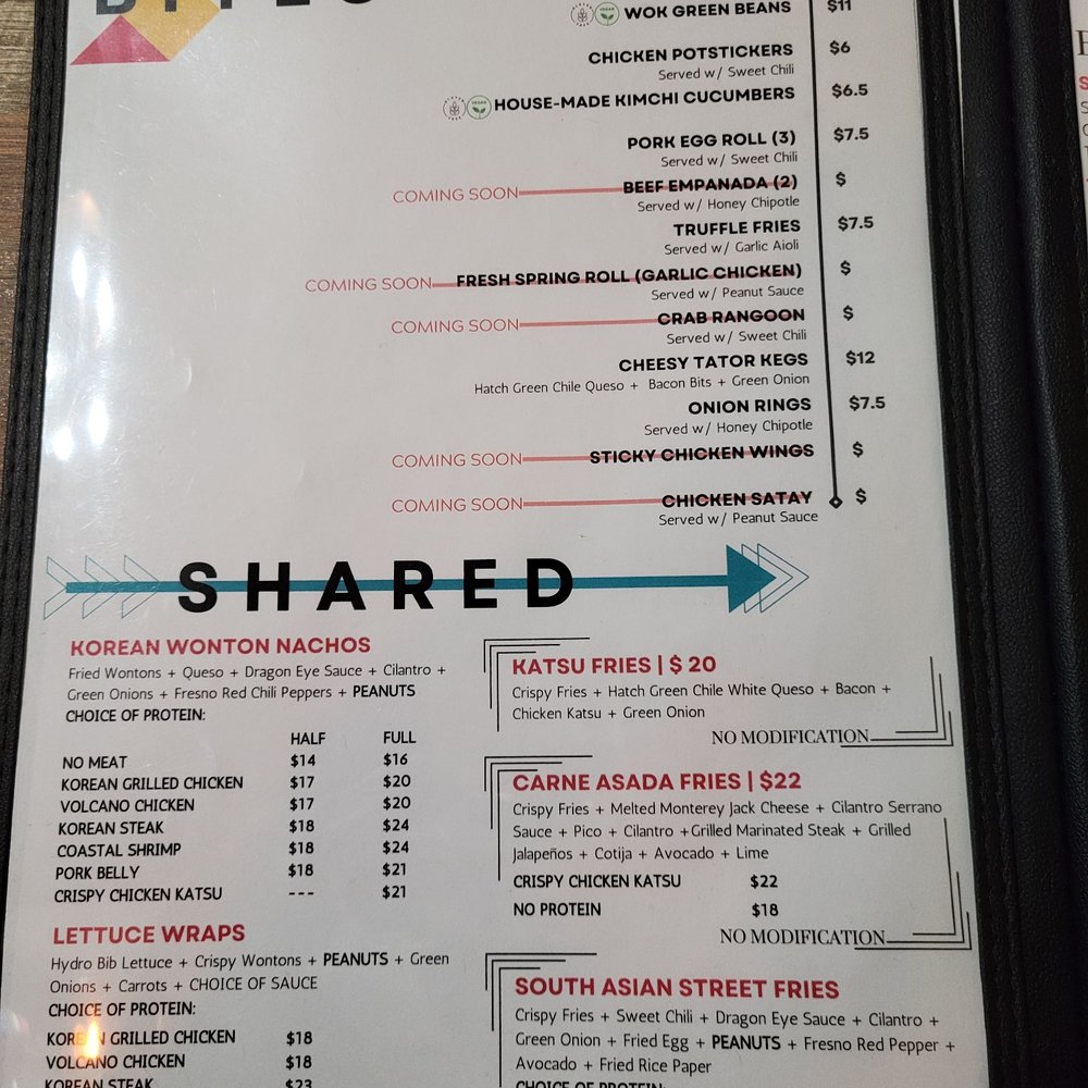 375 Social Kitchen - Menu page 1 - Asian Fusion Near Me - Universal City, Texas 375 Social Kitchen - Menu page 1 - Asian Fusion Near Me - Universal City, Texas