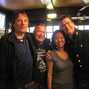 Oliver Twist Pub Zürich - Three Scotsmen walk into a bar and...get their picture taken with an annoying American tourist! - Pubs Near Me - Zürich, ZH