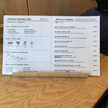 Boba Bliss - Menu - Bubble Tea Near Me - Dublin, California