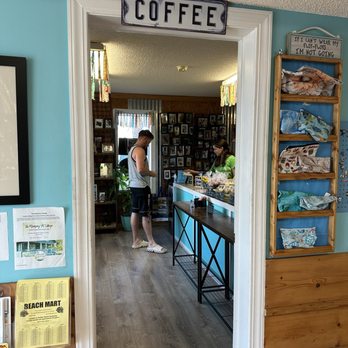 Ocean Boulevard Coffee - Entryway inside to coffee shop, Aug 2024. - Coffee & Tea Near Me - Holden Beach, North Carolina Ocean Boulevard Coffee - Entryway inside to coffee shop, Aug 2024. - Coffee & Tea Near Me - Holden Beach, North Carolina