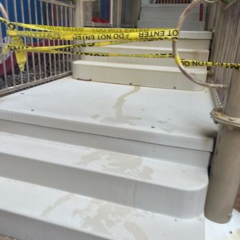 H2Oooohh - closed off jungle gym with caution tape - Amusement Parks Near Me - Lake Harmony, Pennsylvania