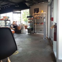 Inside the cafe Inside the cafe