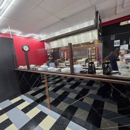 The contemporary design Open Kitchen of this very unique Mediterranean Restaurant. The contemporary design Open Kitchen of this very unique Mediterranean Restaurant.