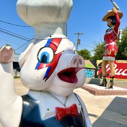 Buck Atom's Cosmic Curios on 66 - Stella & Buck Atom! Fun stop on a walking tour of Tulsa's The Pearl District. August 2024