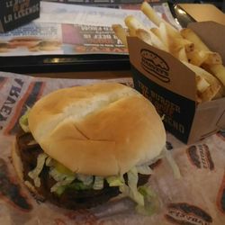 Harvey's - Double veggie burger and fries