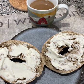 Cupertino's Bagels Deli - Cinnamon raisin with cream cheese - Breakfast & Brunch Near Me - Richmond, Virginia