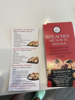 Menu photo 6 The Kolache Cafe Phoenix, AZ
