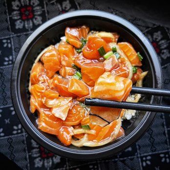 Paina Cafe - Shoyu ginger salmon poke bowl! - Poke Near Me - Las Vegas, Nevada Paina Cafe - Shoyu ginger salmon poke bowl! - Poke Near Me - Las Vegas, Nevada