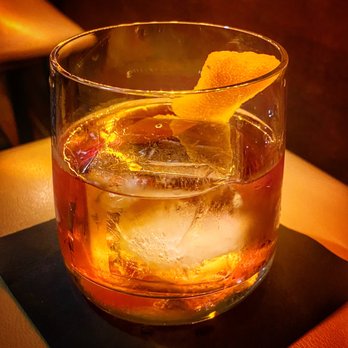 True Kitchen + Bar - Grand Larceny. Bourbon drink made a little smoky with a mezcal rinse. - New American Near Me - Roseburg, Oregon True Kitchen + Bar - Grand Larceny. Bourbon drink made a little smoky with a mezcal rinse. - New American Near Me - Roseburg, Oregon