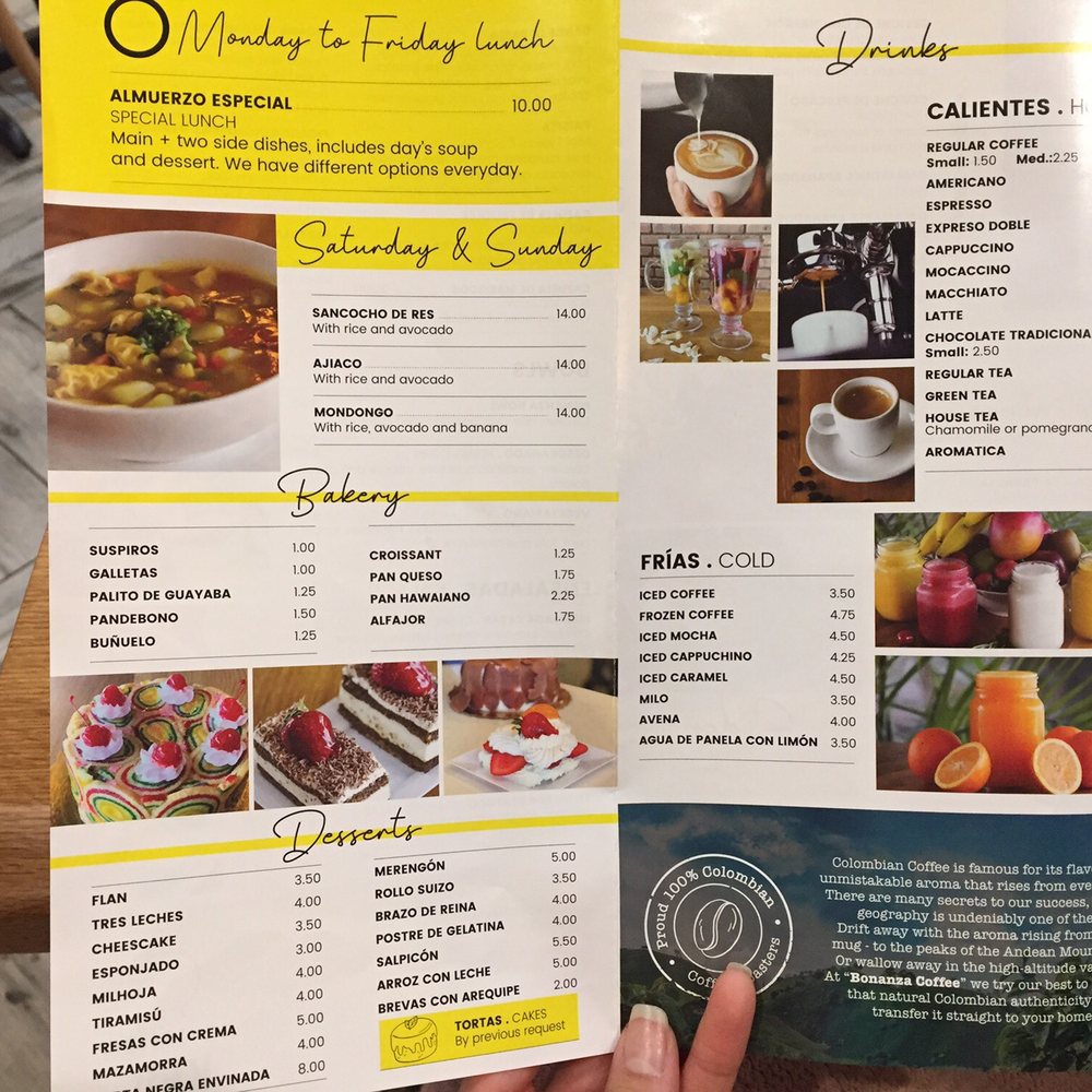 Bonanza Colombian Delights - Menu - Colombian Near Me - Hackensack, New Jersey Bonanza Colombian Delights - Menu - Colombian Near Me - Hackensack, New Jersey
