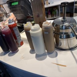 The sauce station