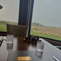 Table with view outside