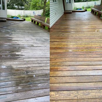 Power Pros Power Washing - Wooden Deck prep for Staining - Pressure Washers Near Me - Wayne, New Jersey Power Pros Power Washing - Wooden Deck prep for Staining - Pressure Washers Near Me - Wayne, New Jersey