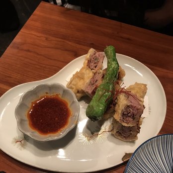 Kamonegi - Lotus root gyoza - Japanese Near Me - Seattle, Washington Kamonegi - Lotus root gyoza - Japanese Near Me - Seattle, Washington